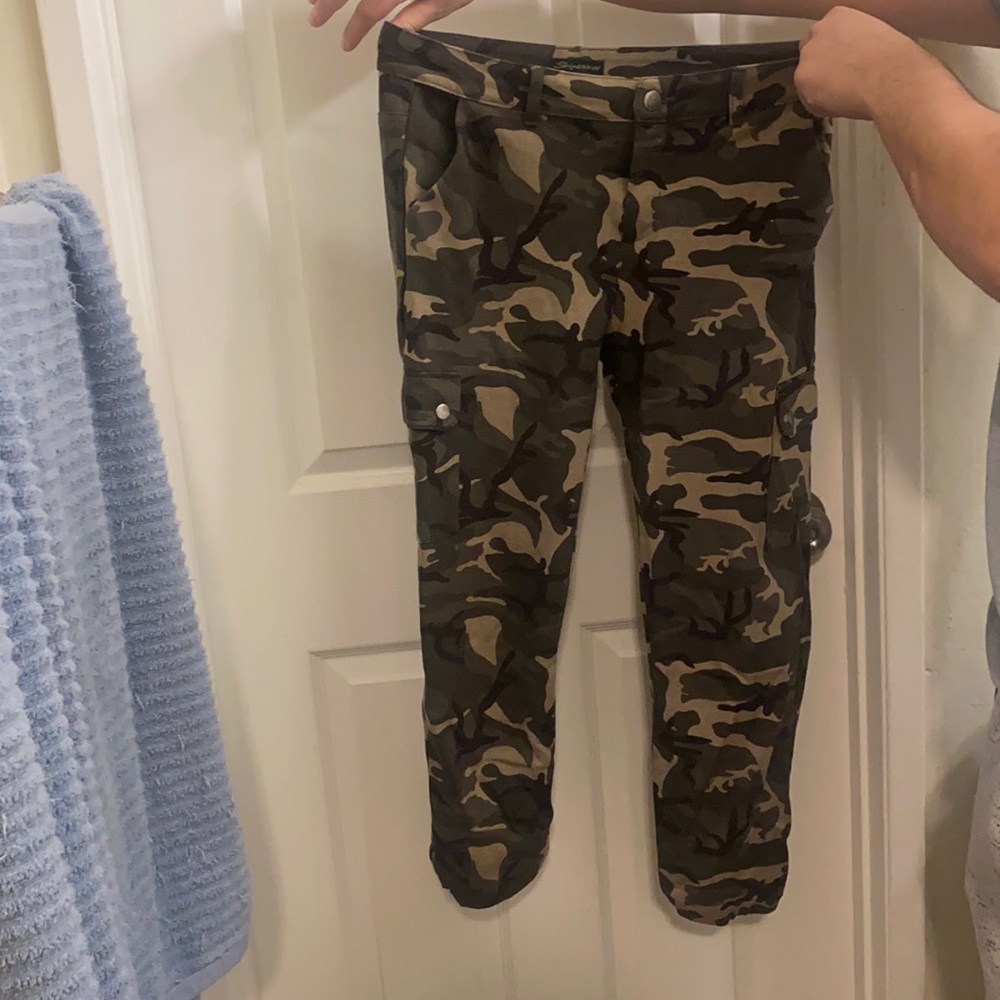 Camo jogger pants from fashion nova